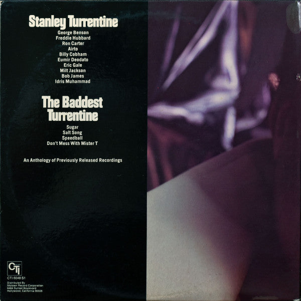 Stanley Turrentine : The Baddest Turrentine (LP, Comp, San)