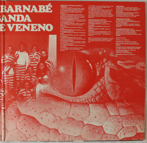 Arrigo Barnabé E A Banda Sabor De Veneno : Clara Crocodilo (LP, Album, Gat)