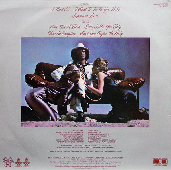 Johnny Guitar Watson : Ain't That A Bitch (LP, Album)