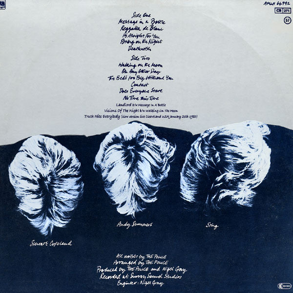The Police : Reggatta De Blanc (LP, Album, RE)