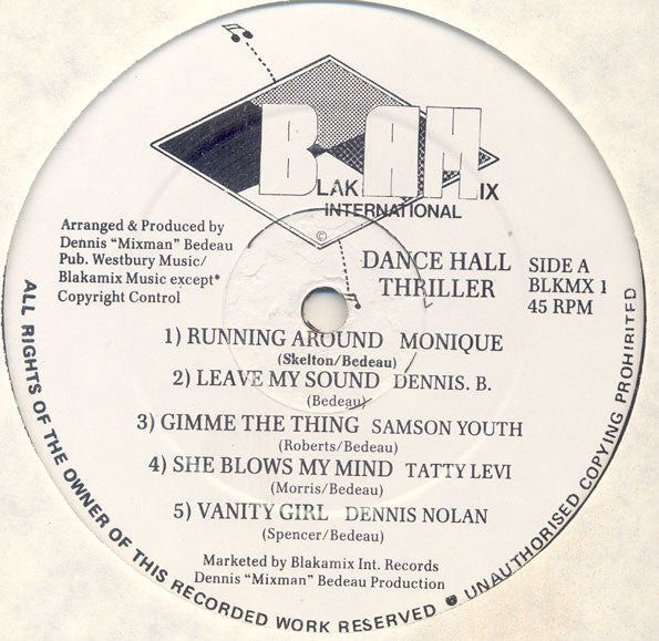 Various : Dancehall Thriller (LP, Comp)