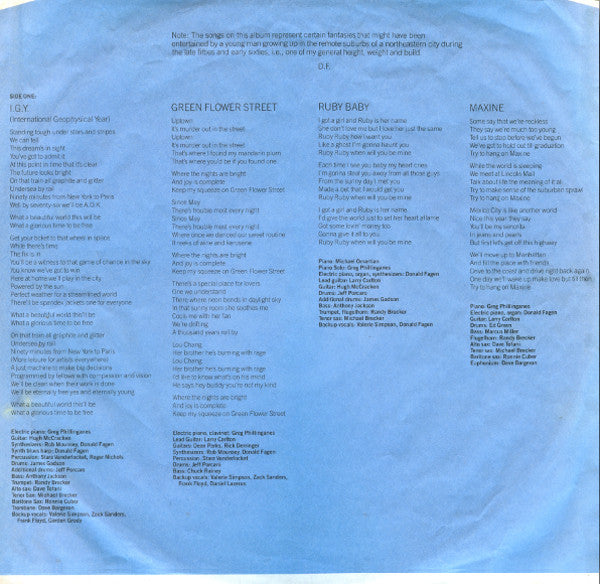 Donald Fagen : The Nightfly (LP, Album)