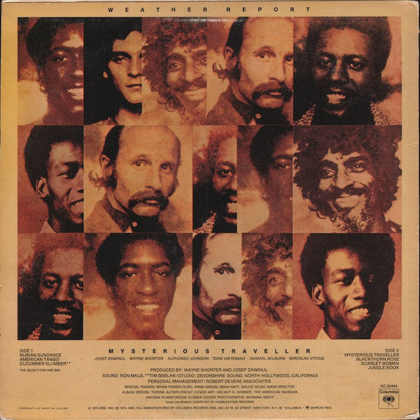 Weather Report : Mysterious Traveller (LP, Album, San)