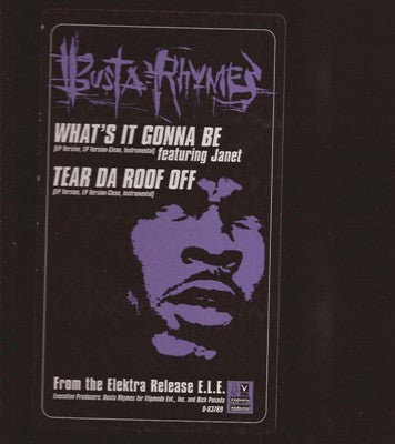Busta Rhymes : What's It Gonna Be?! / Tear Da Roof Off (12")