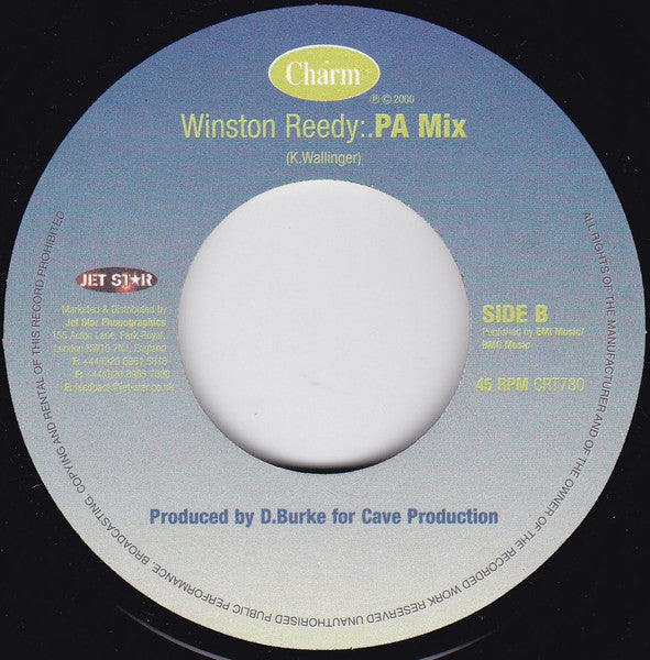 Winston Reedy : She's The One (7", Single)