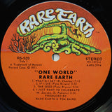 Rare Earth : One World (LP, Album, Ind)