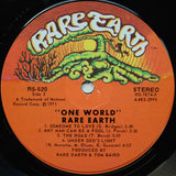 Rare Earth : One World (LP, Album, Ind)