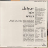 Julie London : Whatever Julie Wants (LP, Album, Mono, Ind)