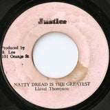Linval Thompson : Natty Dread Is The Greatest / Natty Dread Cocksman (7")