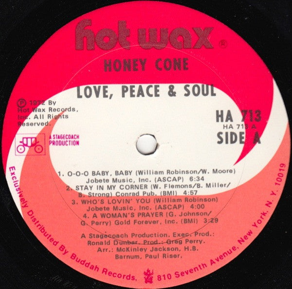 Honey Cone : Love, Peace & Soul (LP, Album)