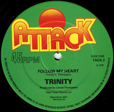 Trinity (4) : Follow My Heart / Pope Paul Dead And Gone (12")