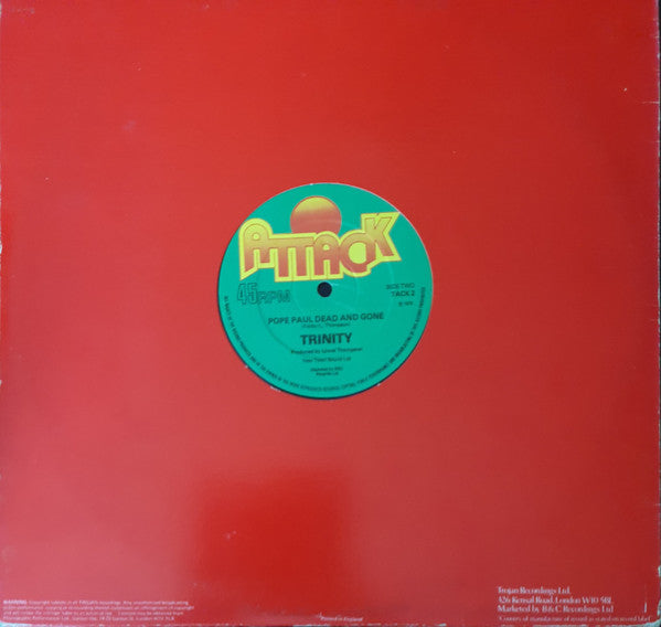 Trinity (4) : Follow My Heart / Pope Paul Dead And Gone (12")