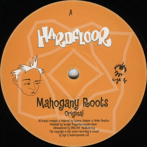 Hardfloor : Mahogany Roots (12", Single, Red)