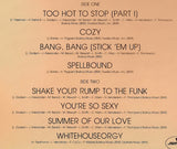 Bar-Kays : Too Hot To Stop (LP, Album, San)