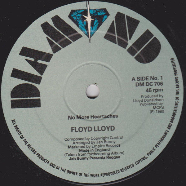 Floyd Lloyd / Dannie Thompson : No More Heartaches / Rocking Time (12")