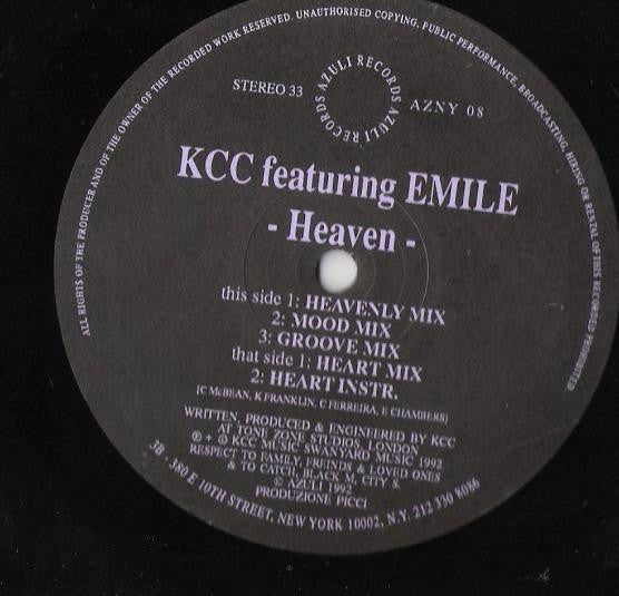 KCC Featuring Emile Chambers : Heaven (12")