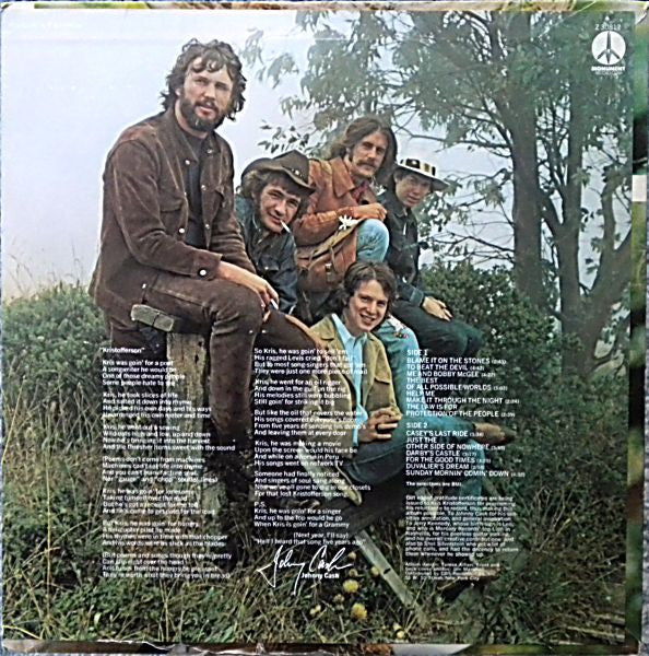 Kris Kristofferson : Me And Bobby McGee (LP, Album, RE, Col)