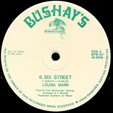 Louisa Mark : 6, Six Street (12", Single, RE)