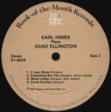 Earl Hines : Earl Hines Plays Duke Ellington (4xLP + Box, Comp)
