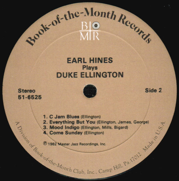 Earl Hines : Earl Hines Plays Duke Ellington (4xLP + Box, Comp)