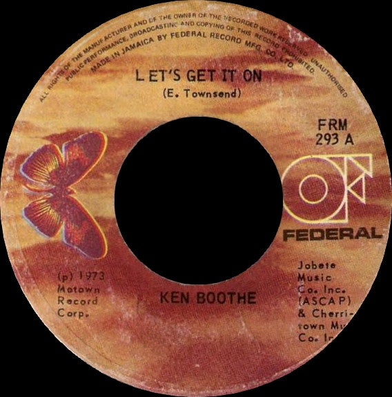 Ken Boothe : Let's Get It On (7")