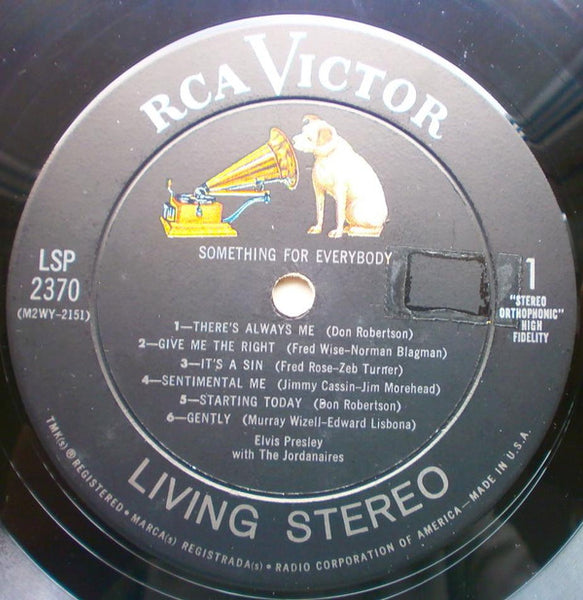 Elvis* : Something For Everybody (LP, Album, Roc)