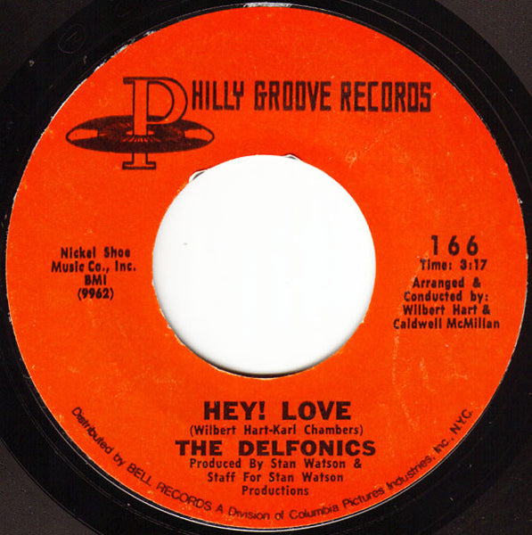 The Delfonics : Hey! Love (7", Styrene)