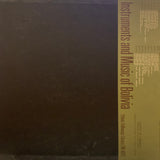 Various : Instruments And Music Of Bolivia (LP, Comp)