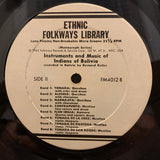 Various : Instruments And Music Of Bolivia (LP, Comp)