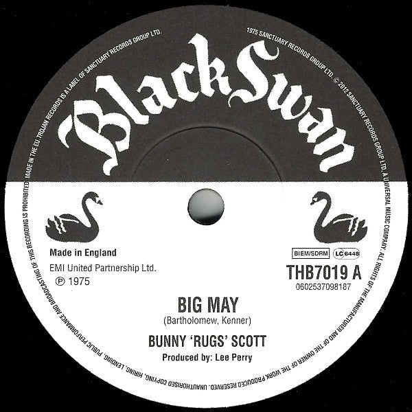 Bunny 'Rugs' Scott* / Neville Grant : Big May / Sick And Tired (7", Ltd)