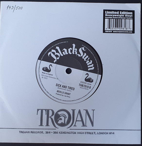 Bunny 'Rugs' Scott* / Neville Grant : Big May / Sick And Tired (7", Ltd)