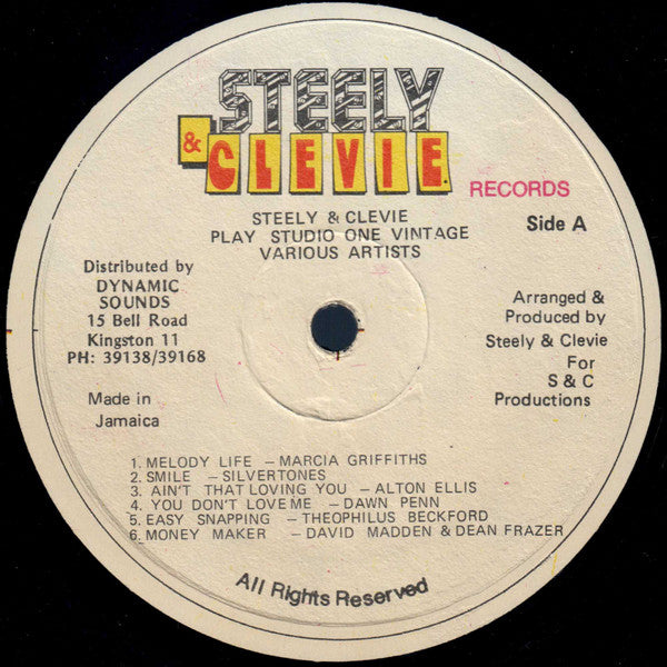 Steely & Clevie : Play Studio One Vintage (LP, Album, Comp)