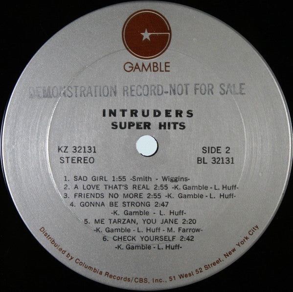 Intruders* : Super Hits (LP, Comp, Ter)