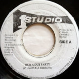 Johnny Osbourne & Sound Dimension : Rub-A-Dub Party (7", M/Print)
