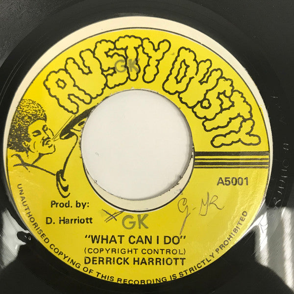 Derrick Harriott : Close To Me / What Can I Do (7")