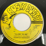 Derrick Harriott : Close To Me / What Can I Do (7")
