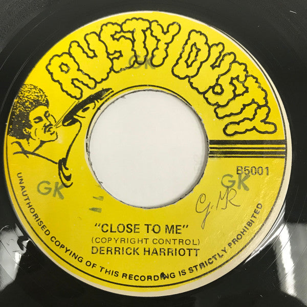 Derrick Harriott : Close To Me / What Can I Do (7")