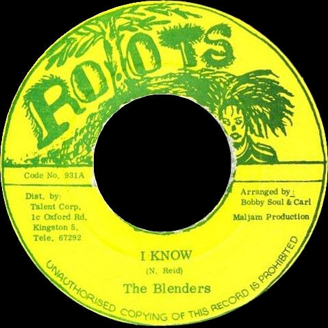 The Blenders (20) : I Know (7")