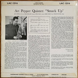 Art Pepper Quintet : Smack Up (LP, Album, Mono)