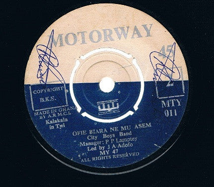 City Boys Band* : Odo Nnidi Ntwen Me / Ofie Biara Ne Mu Asem (7")