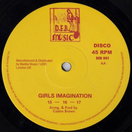 15 16 17 : Only Sixteen / Girls Imagination (12")