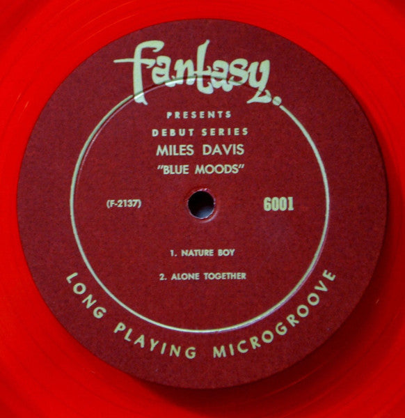 Miles Davis : Blue Moods (LP, Album, Mono, RE, Red)