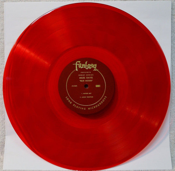 Miles Davis : Blue Moods (LP, Album, Mono, RE, Red)