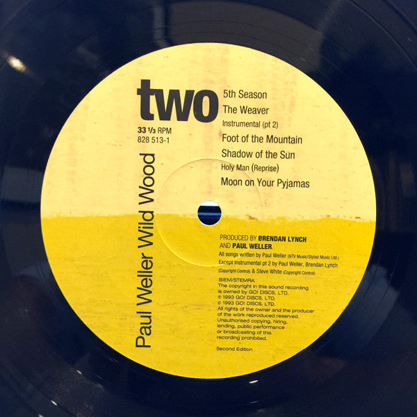 Paul Weller : Wild Wood (LP, Album, RE, Gat)
