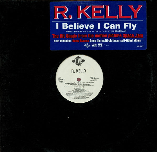 R. Kelly : I Believe I Can Fly (12", Promo)