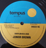 Junior Brown With Ranking Ruebin* : Jah Find Babylon Guilty (12")