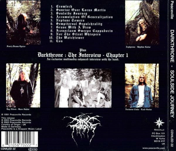 Darkthrone : Soulside Journey (CD, Album, Enh, Ltd, RE, RM, Dig)
