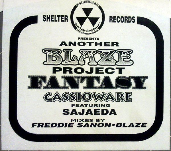 Cassio Ware Featuring Sajaeda : Fantasy (12")
