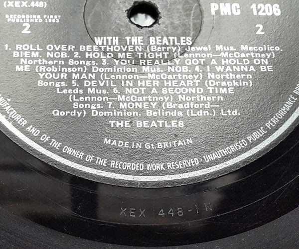 The Beatles : With The Beatles (LP, Album, Mono, 'Do)