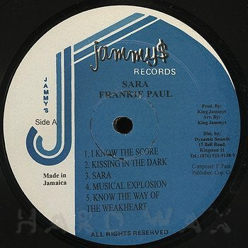Frankie Paul : Sara (LP, Album)